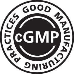 Manufacturing facility following Good Manufacturing Practice guidelines for supplement production.